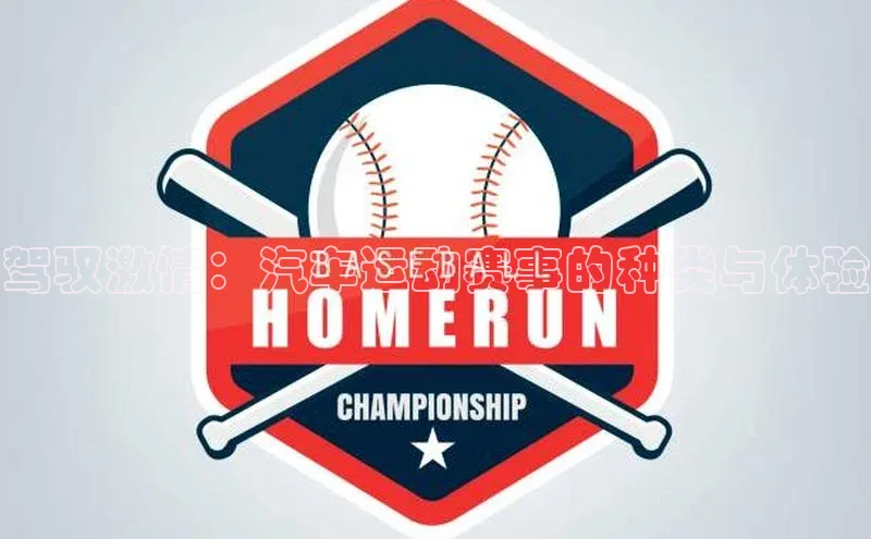 驾驭激情：汽车运动赛事的种类与体验